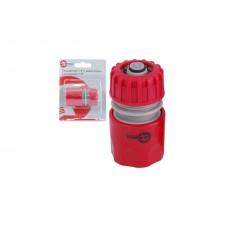 Коннектор Intertool - с аквостопом 1/2" для шланга 1/2"