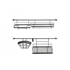 Набір кухонних полиць з рейлінгом Kamille - 2 x 780 мм 16 од.