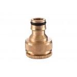 Адаптер латунний Intertool-Storm - на конектор 1/2" з внутрішнім різьбленням 1/2" та 3/4"