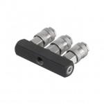 Разветвитель воздуха Intertool - 1/4" x 3 выхода I с быстроразъемным соединением
