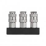 Разветвитель воздуха Intertool - 1/4" x 3 выхода I с быстроразъемным соединением
