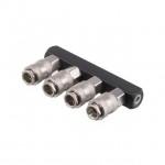 Разветвитель воздуха Intertool - 1/4" x 4 выхода I с быстроразъемным соединением