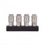 Разветвитель воздуха Intertool - 1/4" x 4 выхода I с быстроразъемным соединением