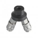 Розгалужувач повітря Intertool - 1/4" x 2 виходи V з швидкороз'ємним з'єднанням