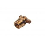 Клапан сливной для компрессоров Intertool - 1/4" барашек