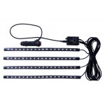 Автомобильная лента светодиодная с микрофоном Elite - 4 шт x 18LED