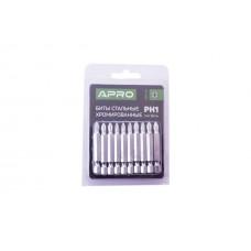 Біта Apro - PH1 x 50 мм хром (10 шт.)