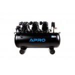 Компресор безмасляний Apro - 100л x 3x1500Вт