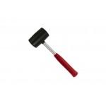 Киянка Intertool - 450 г х 65 мм черная, ручка металл