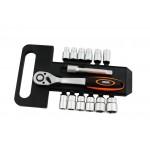 Набор инструмента Miol - 1/2" 14 ед., на планке