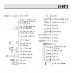 Набор инструмента Intertool - 1/4" x 1/2 111 ед. Storm