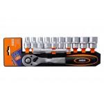 Набор инструмента Miol - 1/2" 12 ед., на планке