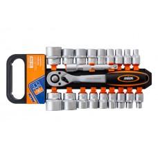 Набор инструмента Miol - 1/2" 20 ед., на планке
