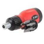 Отвертка Intertool - реверсивная 6 ед.