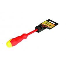 Отвертка Mastertool - диэлектрическая шлицевая SL4 х 100 мм 1000 В