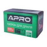 Патрон для дрели быстрозажимной Apro - 3/8" x 24 x 1-10 мм