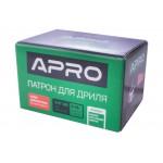 Патрон для дрели с ключем Apro - 1/2" x 20 x 3-16 мм