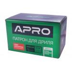 Патрон для дриля з ключем Apro - M12 x 1,25 x 1,5-13 мм