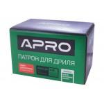 Патрон для дриля з ключем Apro - M12 x 1,25 x 3-16 мм