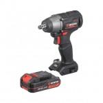 Гайковерт акумуляторний Intertool - 20 В x 2 Ач Li-Ion Brushless Storm