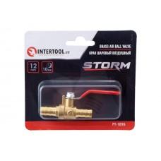 Кран кульовий повітряний Intertool - 12 мм x 12 мм