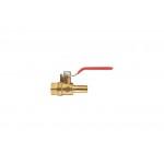 Кран кульовий повітряний Intertool - 1/4"В x 10 мм