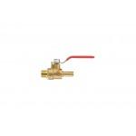 Кран кульовий повітряний Intertool - 1/4"Н x 8 мм