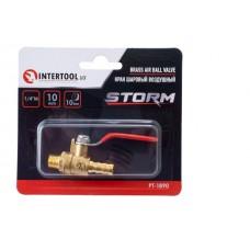 Кран кульовий повітряний Intertool - 1/4"Н x 10 мм