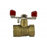 Кран шаровый Aqua - 1/2" В/В (м ст.)