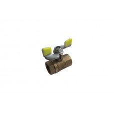 Кран шаровый никель STA - 1/2" В/В (м.ст.ж.)