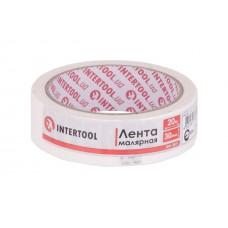 Лента малярная Intertool - 30 мм x 20 м белая 8 шт.