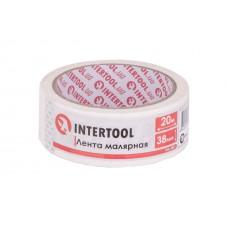 Лента малярная Intertool - 38 мм x 20 м белая 6 шт.