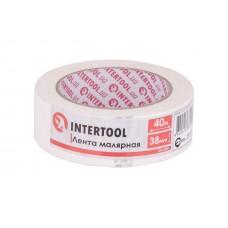 Лента малярная Intertool - 38 мм x 40 м белая 6 шт.