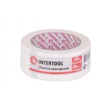 Лента малярная Intertool - 48 мм x 40 м белая 4 шт.