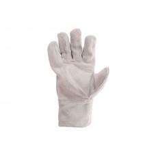 Рукавички Intertool - замшеві краги 27 см х 10,5" (сірі) 3 шт.