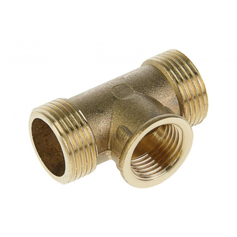 Тройник латунь Никифоров - 3/4"Н x 3/4"В x 3/4"Н