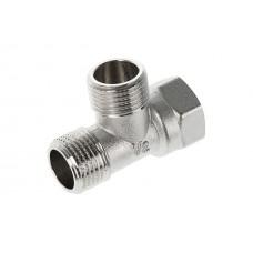 Тройник никель Никифоров - 1/2"В x 1/2"Н x 1/2"Н