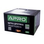 Щітка торцева Apro - 100 мм x М14 плетена