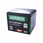 Щітка торцева Apro - 75 мм x М14 рифлена